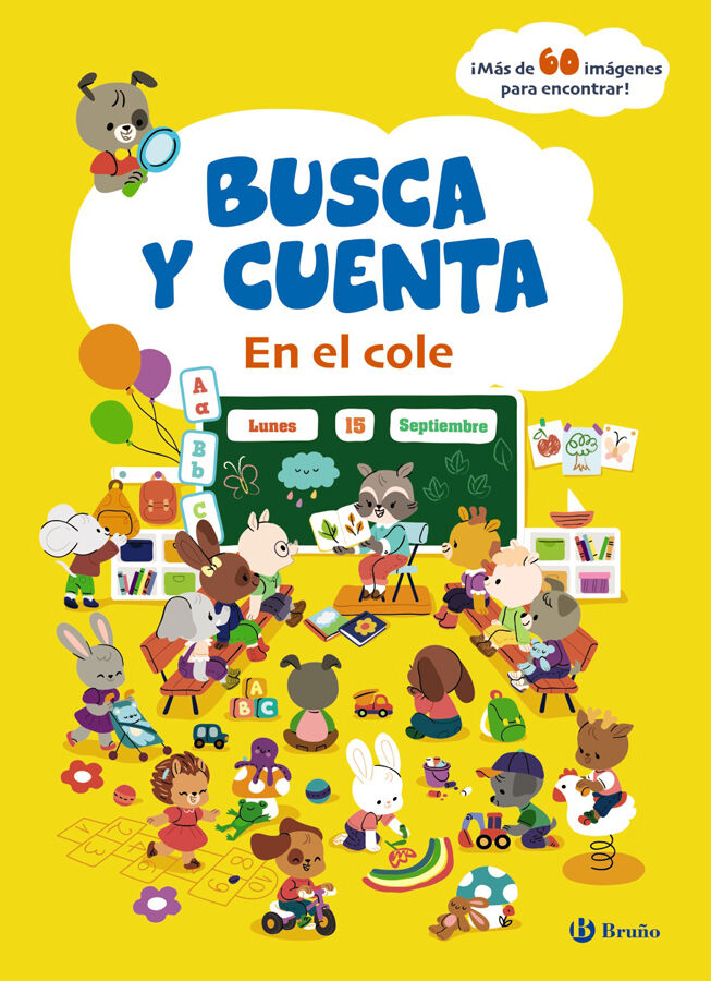 Busca y cuenta. En el cole