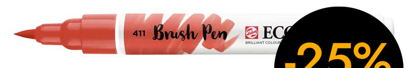 Rotulador Ecoline Brush Pen tierra de siena tostada 411