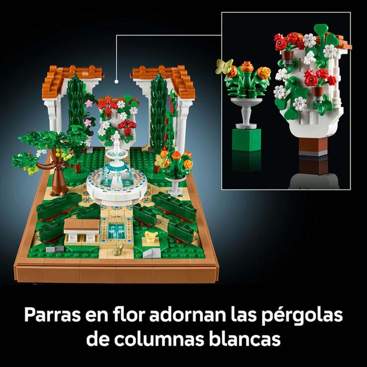 LEGO® Icons Jardín con Fuente 10359
