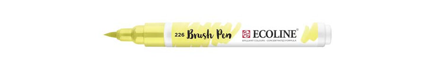 Rotulador Ecoline Brush Pen amarillo pastel 226