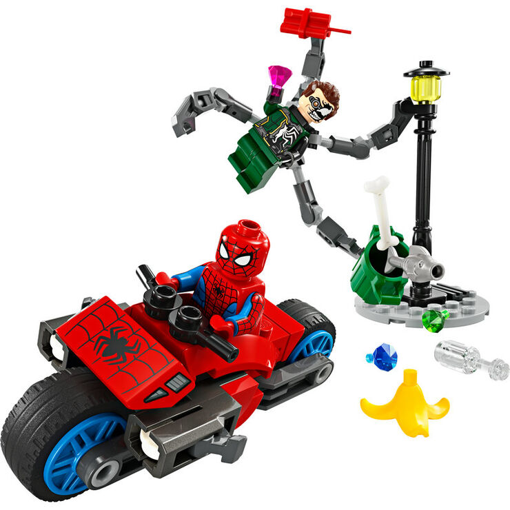 LEGO®  Super Heroes Persecución en Moto: Spider-Man vs. Doc Ock 76275