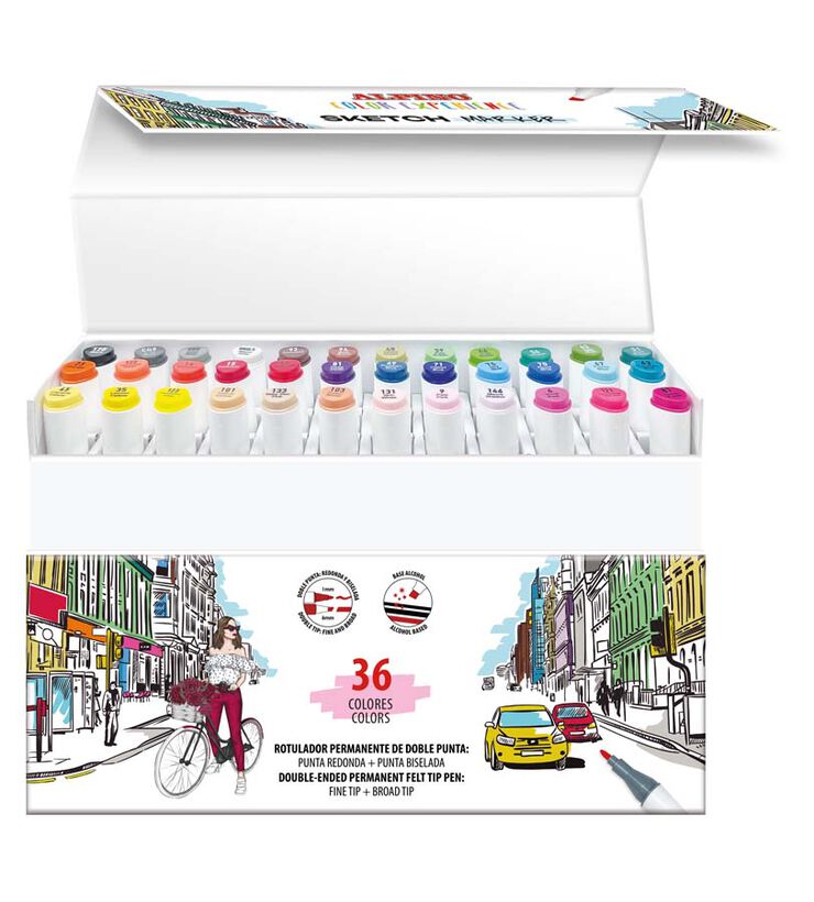 Marcadors Sketch Alpino Color Experience 36 colors