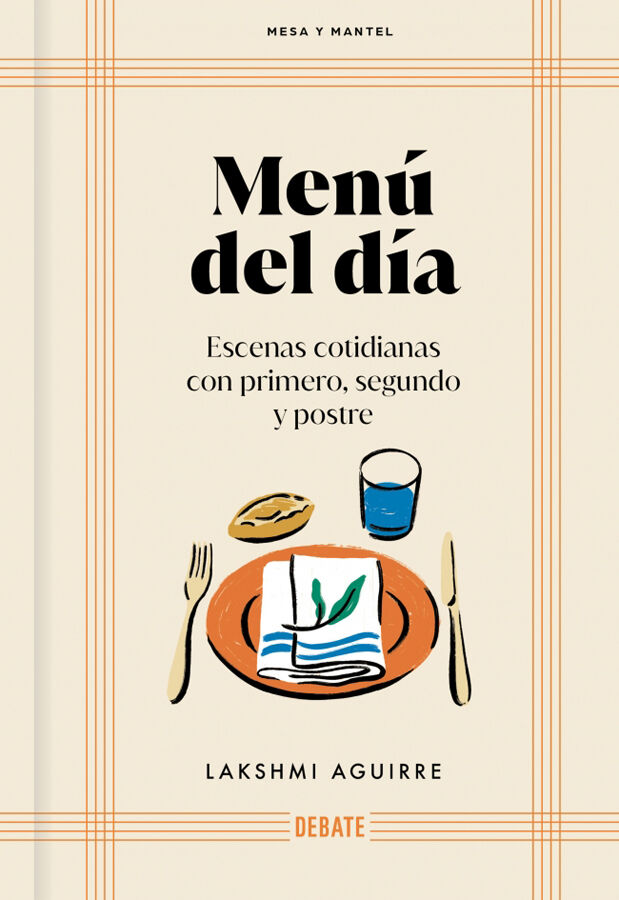 Men&uacute; del d&iacute;a (Mesa y mantel)