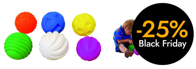 Pilotes sensorials 6 unitats