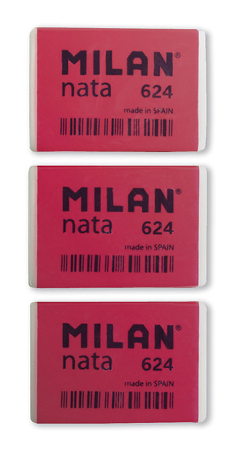 Goma d'esborrar Milan 624 4 unitats