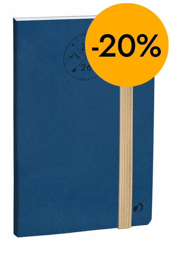 Agenda 16 mesos Quo Vadis Everest A5 setm/vista mult 2025-26 blau