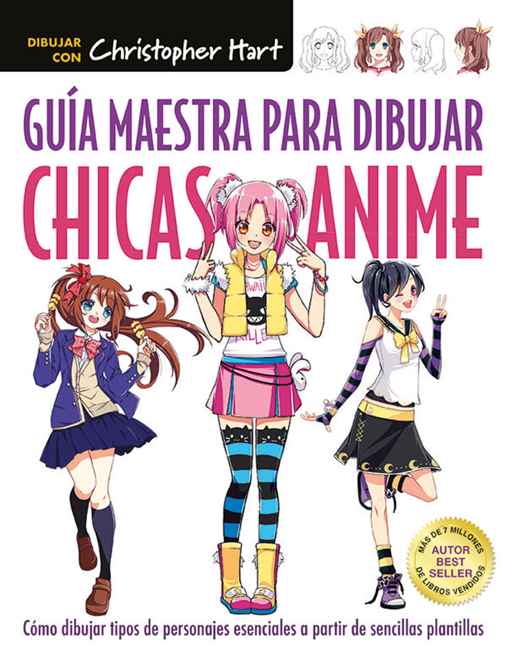 Guía maestra para dibujar chicas Anime