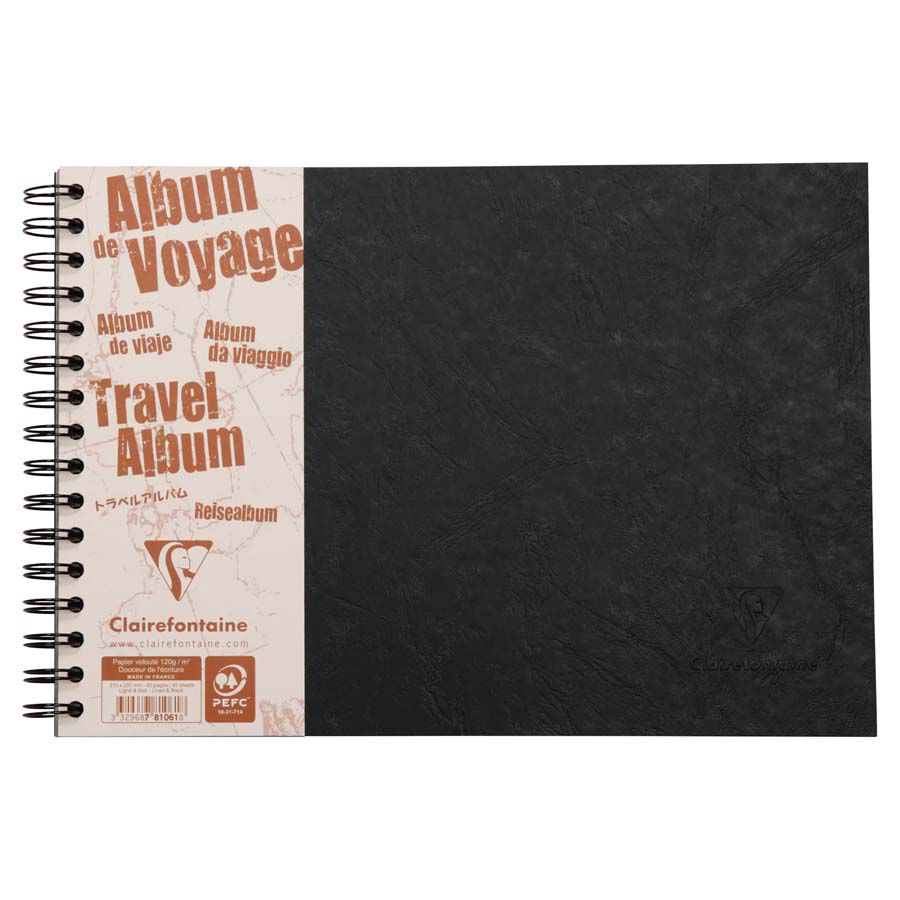 &Aacute;lbum A4 Nomaddict Paisaje negro