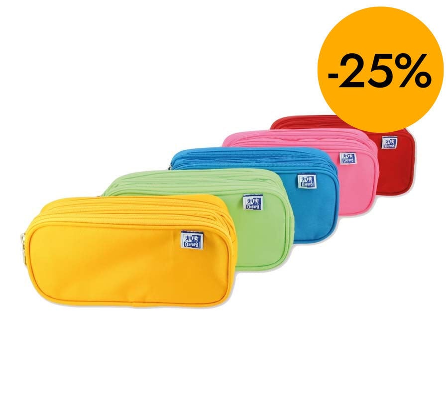 Estuche triple Oxford Kangoo Kids surtido