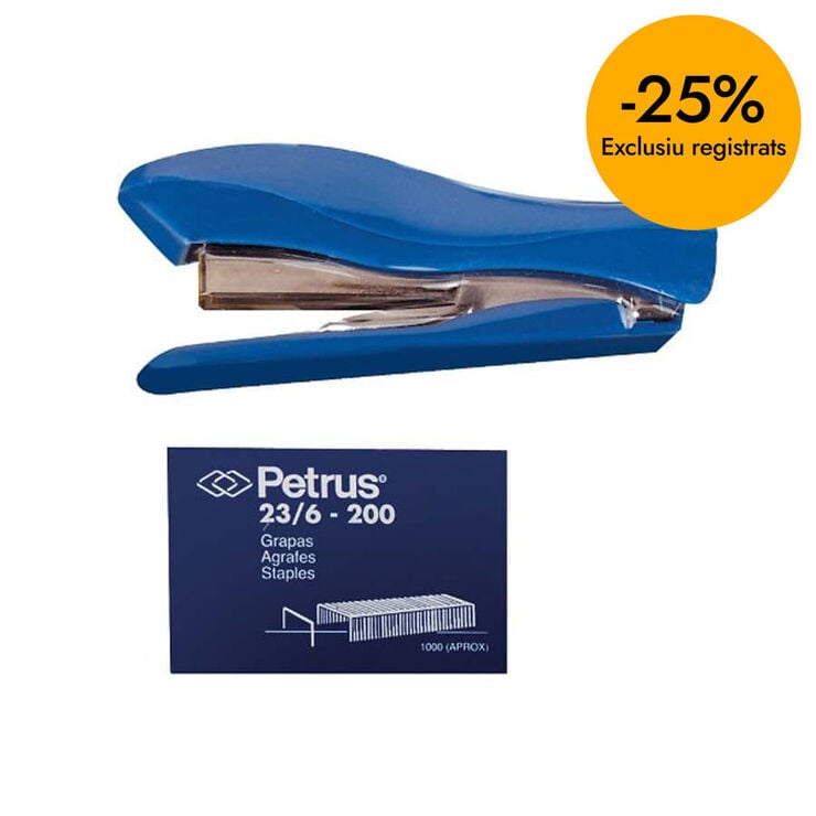 Grapadora&nbsp;Esselte&nbsp;Liliput&nbsp;+ grapas