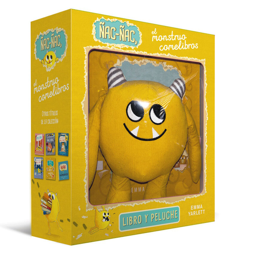 &Ntilde;ac-&ntilde;ac, el monstruo comelibros. Libro y peluche
