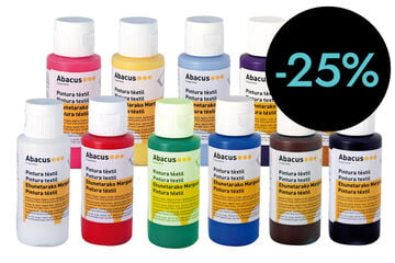 Pintura textil Abacus 60ml naranja