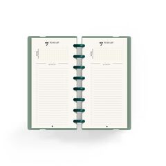 Planificador Ingeniox + check list verd menta