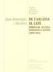 De l'Arcàdia al cafè. Formes de cultura catalana a l'Alguer (1806-1825)
