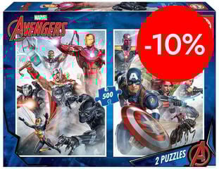 Puzle 2x500 piezas Avengers