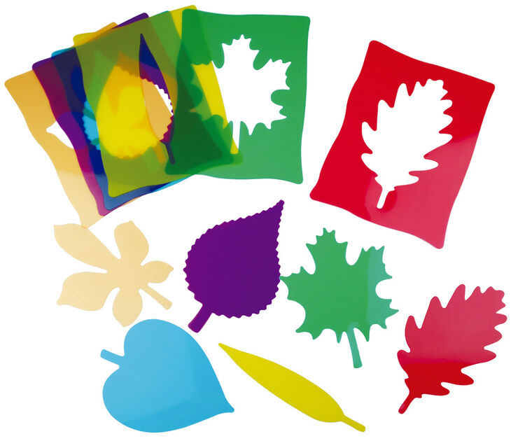 Juego didáctico Siluetas de hojas Montessori Henbea