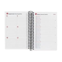 Agenda Espiral Miquelrius Caddy setm/vista mult 2026 City vermell