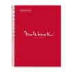 Notebook 5 A4 Tapa extrad. 120H Raya Mrius Emotions Rojo