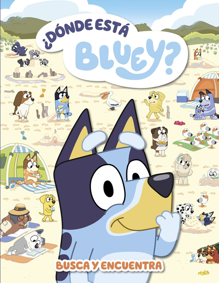 Bluey. Libro juguete - ¿Dónde está Bluey? (edición en español)