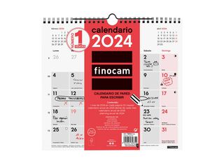 Calendario pared Finocam Escribir M 2024 cas