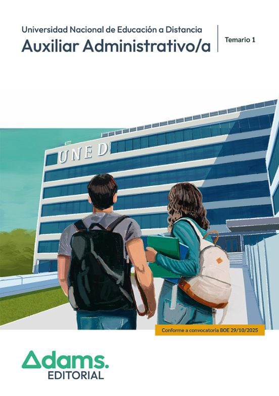 Temario 1 Escala Auxiliar Administrativa Universidad Nacional de Educaci&oacute;n a Distancia (UNED)