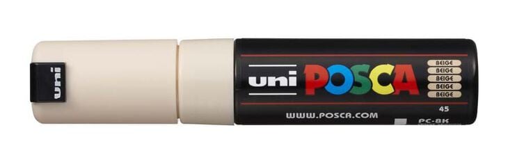 Rotulador Posca PC-8K 8mm beige