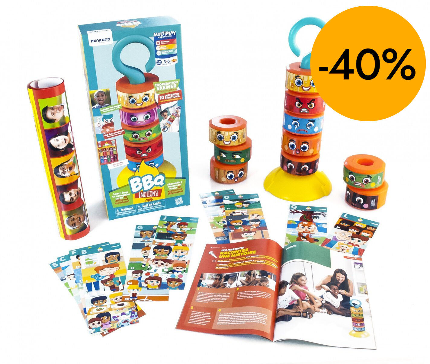 Joc d'intel&middot;lig&egrave;ncia emocional BBQ Emotions!