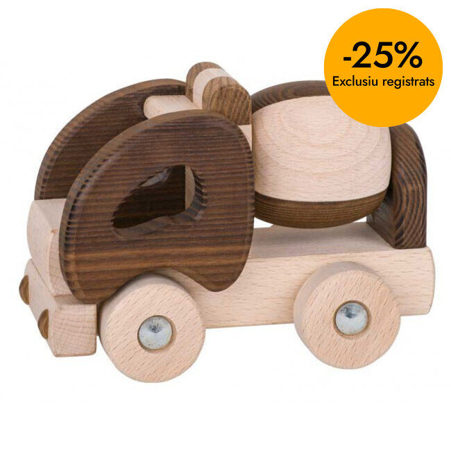 Veh&iacute;culo Goki Hormigonera de madera