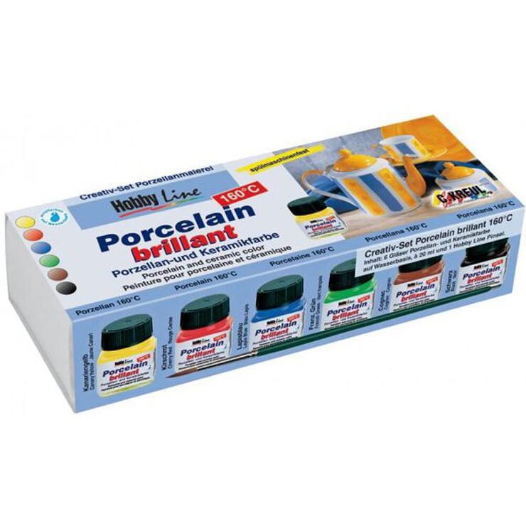 Pintura porcellana Kreul 20ml 6 colors