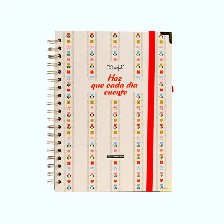 Agenda escolar Wonder Maxi semanal castellano 2026-2027 - Haz que cada d&iacute;a cuente
