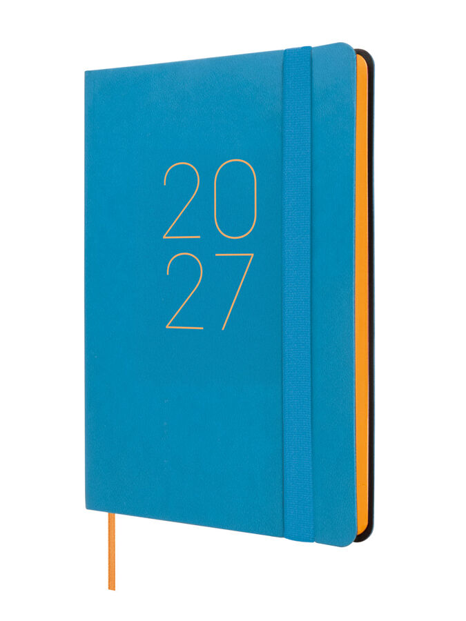Agenda Finocam Flex Llisa Setmana Vista Horitzontal 2027 Castell&agrave; Blau