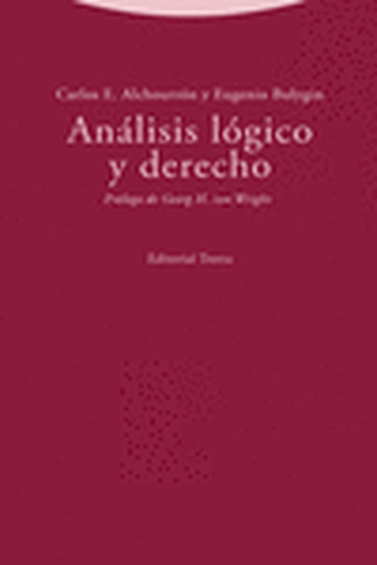 Análisis lógico y derecho