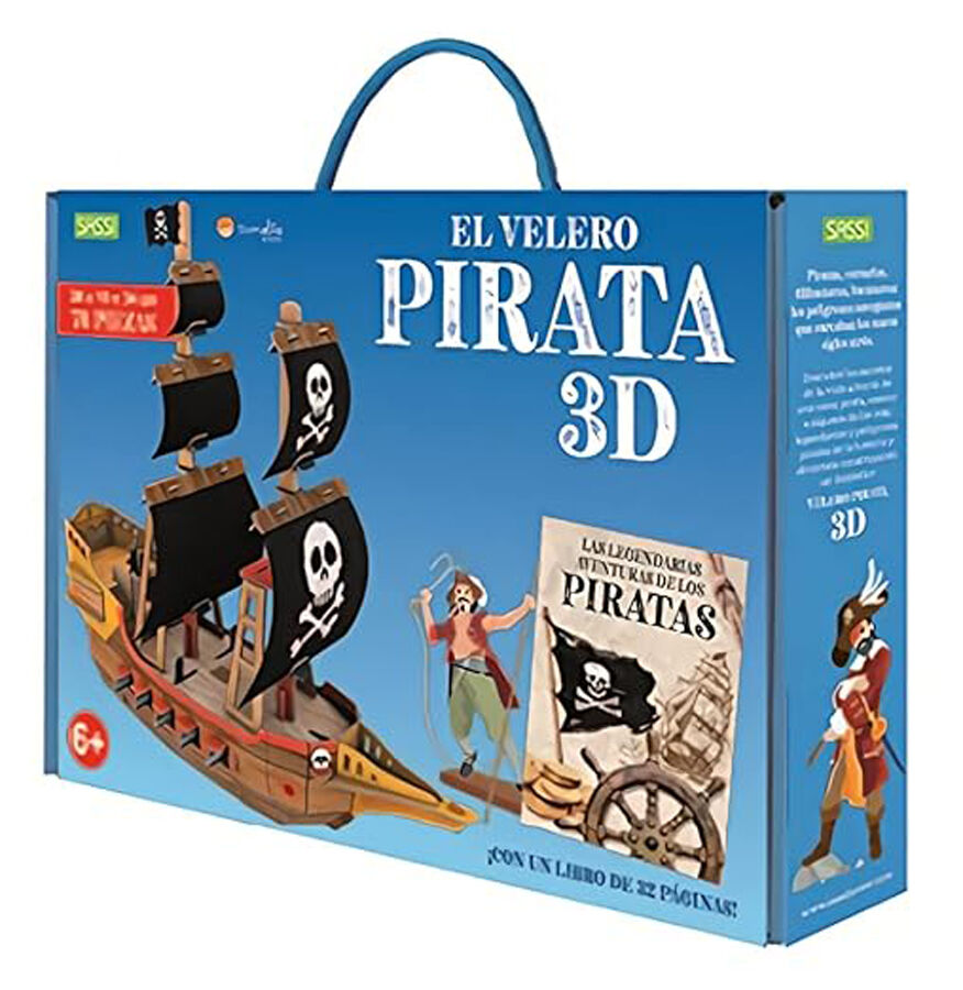 El Velero Pirata 3D. 3D Carton. Con maqueta. Edic. ilustrado (Espa&ntilde;ol)