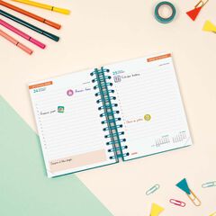 Agenda Finocam escolar Cosmo 1/8  día/pág cat 2025-26 stars