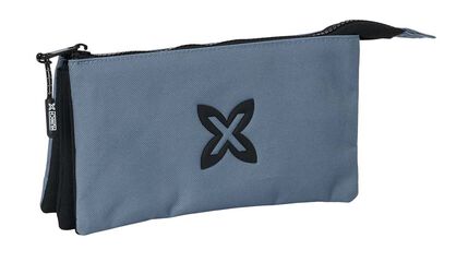 Estuche triple Munich gris
