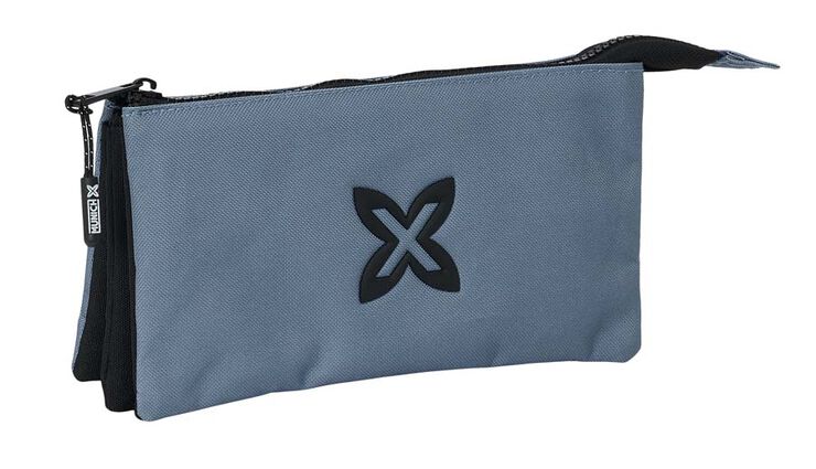Estuche triple Munich gris