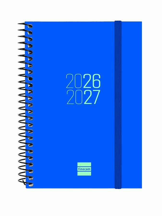 Agenda Escolar Finocam Esp.E8 Setm/Vista Castell&agrave; 2026-27 Blau