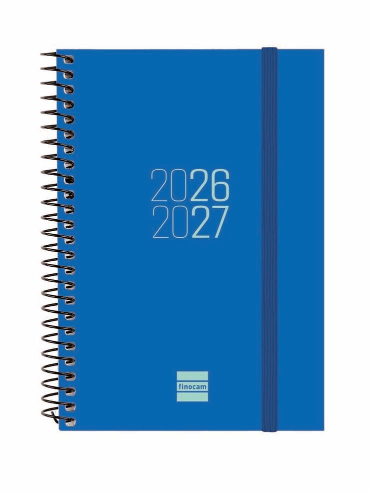 Agenda Escolar Finocam Esp.E8 Setm/Vista Castell&agrave; 2026-27 Blau