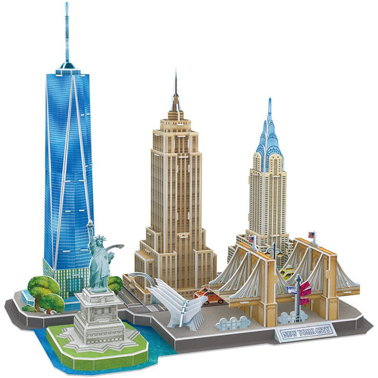 Puzle 3D 123 piezas Cubic Fun City Line: New York