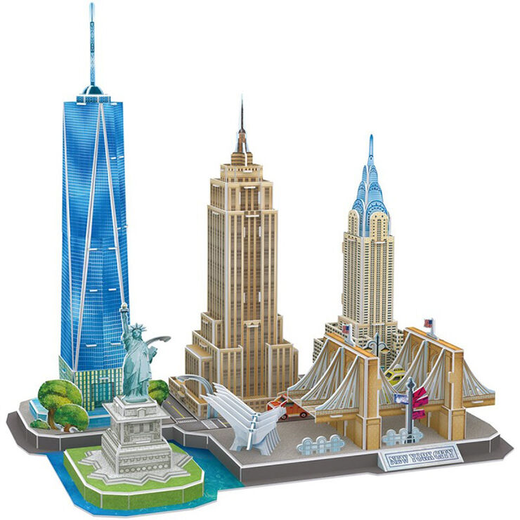 Puzle 3D 123 peces Cubic Fun City Line: New York