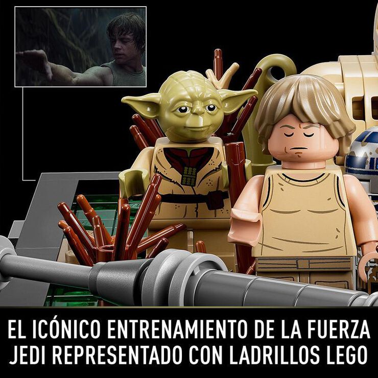 LEGO® Star Wars Diorama: Entrenament Jedi a Dagobah amb Yoda i Luke Skywalker 75330