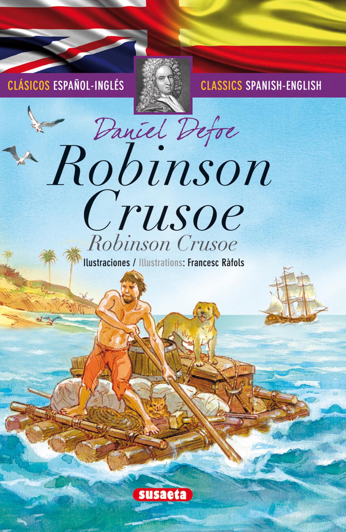 Robinson Crusoe - espa&ntilde;ol/ingl&eacute;s