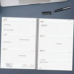 Agenda Finocam Opaque E40 sem/vista horizontal cat 2026 negro