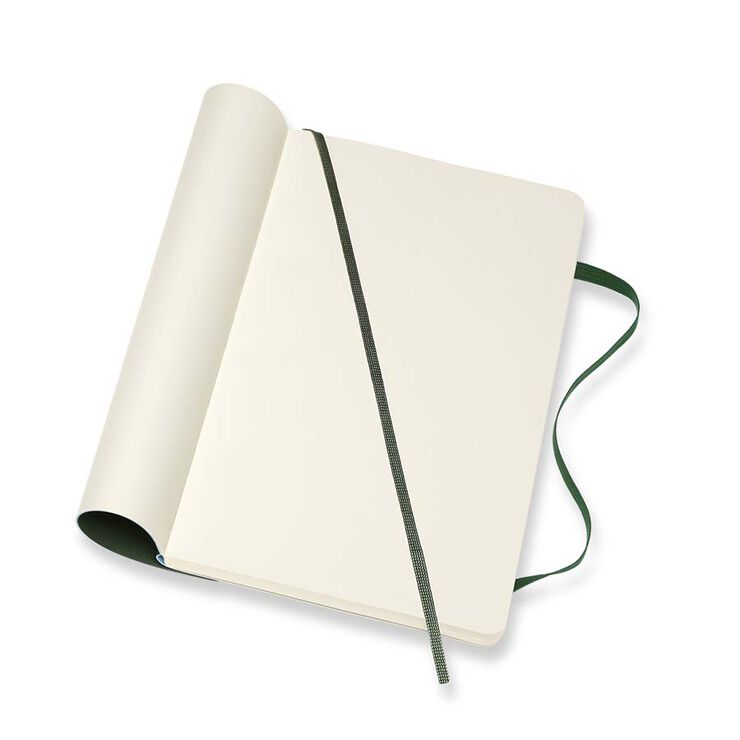 Libreta Moleskine Soft L Verde Liso