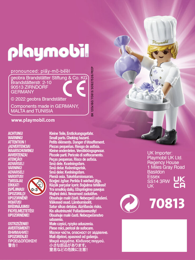Playmobil Playmo-friends chef pastelero 70813