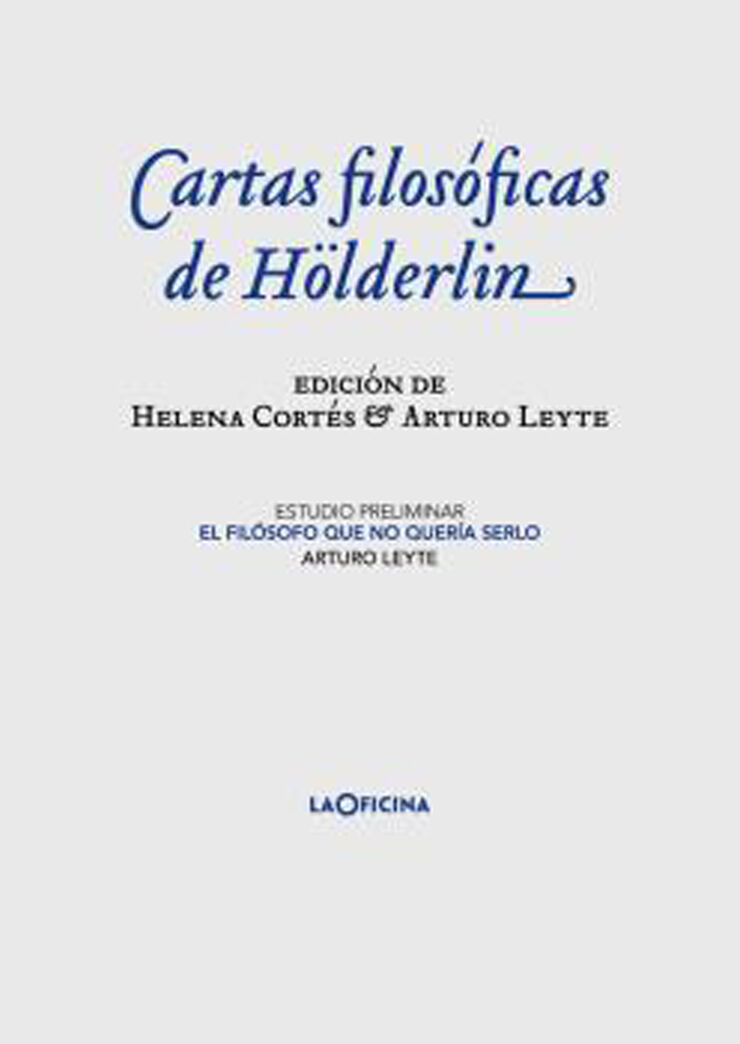 Cartas filosóficas de Hölderlin