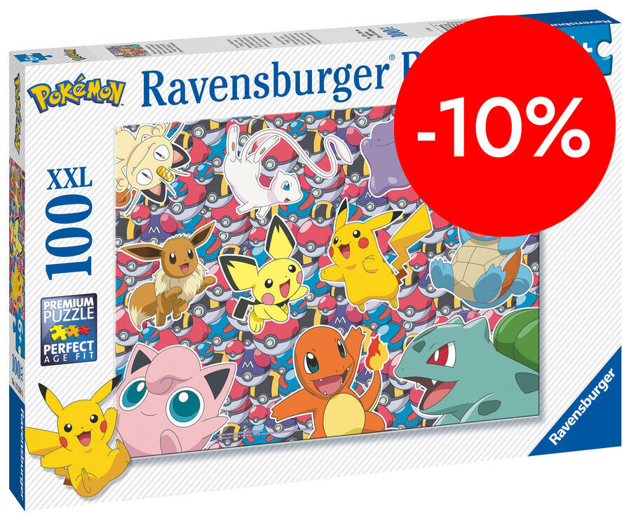 Puzle 100 peces XXL Pok&eacute;mon
