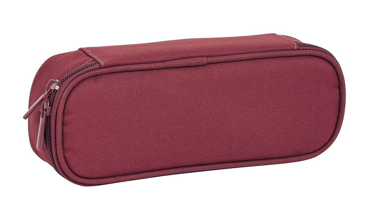 Estuche portalápices Safta Basic Oval Burdeos