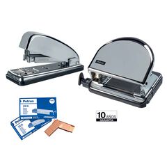 Grapadora met&aacute;lica de oficina Petrus 226