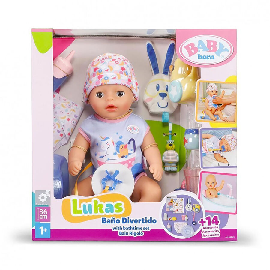Baby Born Lukas Bany Divertit 36 cm